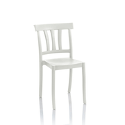Classic design white polypropylene Cullen chair
