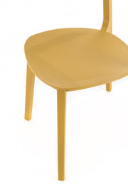 Sedia in polypropylene cinquefoil, 48 x 52 x 77,5h cm