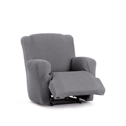 Gray elastic Troya armchair cover 60-90
