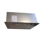 Built-in under-cabinet extractor hood, gray color 49,5x28 cm