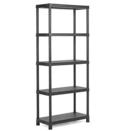 Plus 60 shelf with 5 shelves black