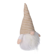 Gnome in white gold fabric cm19x17h45