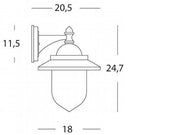 Small applique in bottom line rondo 'graphite
