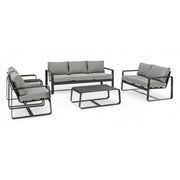 Garden armchair in Anthracite aluminum MERRIGAN YK13 74x78x h84 cm