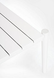 Calypso white coffee table 110x60 cm