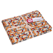 Rectangular burgundy optical tablecloth cm140x180