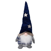 Blue fabric gnome cm15x9h33
