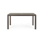 Extendable outdoor table in aluminum Caffè HILDE YK14 140 - 210x77x h75 cm