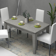 Extendable table Cement MEGARON 120 - 160X80 cm