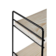 Hobby shelf 3 shelves 40x13x40 black ASZ1571
