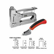Manual stapler-nailer-staple remover-stapler with Valex points and nails.