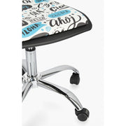 Young Hello steel leatherette office chair 42.5 x 40 x 87 cm