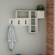 Game white wall coat hanger 99.5x15xh.61 cm