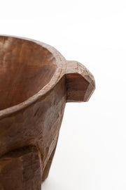 Brown bowl 47x60x37h cm