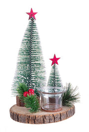 Green Sylvia To Candle 2-Pack, 12x24cm