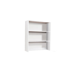 Countertop bookcase for desk 2 shelves White Ash H.105x90x29cm