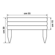 Wooden fence 55 x 30cm for Vampire plants
