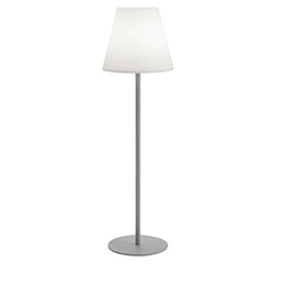 Small floor lamp E27 lounge line aluminum