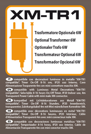 Optional Transformer XM-TR1 for VPM Christmas Lights