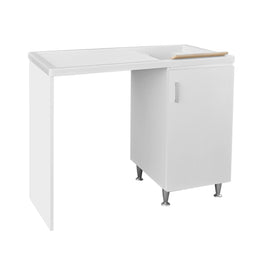 Mobile In Legno Con Lavatoio + Coprilavatrice Mod. Idex