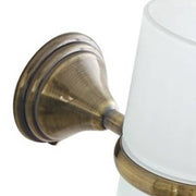 Bronzed toothbrush holder Athena series