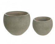 Set2 Sage Sphere Brush Vase