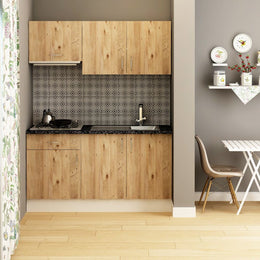 Isernia 160 Oak Kitchen with Appliances