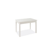 Extendable dining table White Ash melamine-faced wood 60x90-120 cm