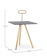 Inesh Rock Qu coffee table 40X40