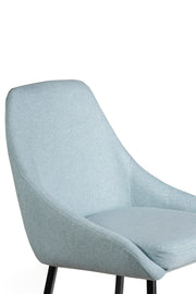 Set of 2 Fabric Stools 46cm x 49cm x 97cm