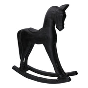 Black wooden horse cm36x9h39