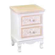 Andorra wooden cabinet 2 drawers cm37x30h54