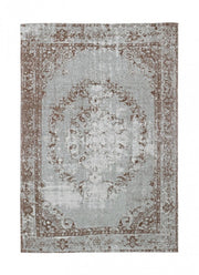 Syria blue cotton carpet 140 x 200 cm