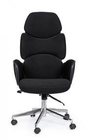 Armstrong upholstered office armchair in black