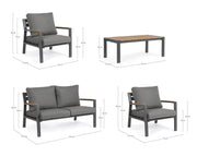 Ernst garden lounge set anthracite