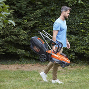 Black & Decker BCMW33184L2-QW cordless lawnmower double battery 18V 4.0 Ah