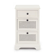 Chest of drawers in wood with three drawers Bianca AMABEL 40x32x h70 cm