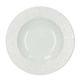 White porcelain soup plate GOLF diameter 22 cm