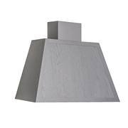 GARAGE LISCIO extractor hood in silver stainless steel 80 cm