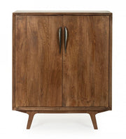 Bar unit with 2 vintage style wooden doors 90x40x108 cm