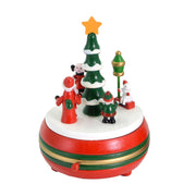 Wood music box cm ø13h20,5