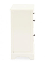 Chest of drawers in wood with three drawers Bianca AMABEL 40x32x h70 cm