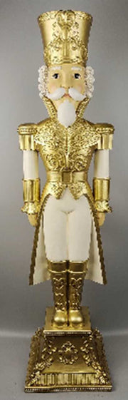 Gold resin soldier cm h122