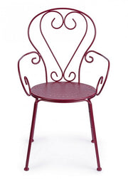 Etienne Bordeaux stackable chair with armrests