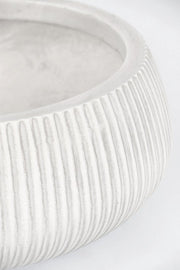 Set3 P.Vaso Ribbed Bomb White Low