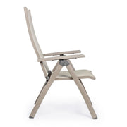 Reclining outdoor armchair Tortora VICTOR 59x71x h113 cm