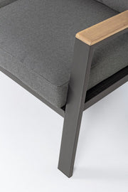 Belmar garden lounge set natural - anthracite