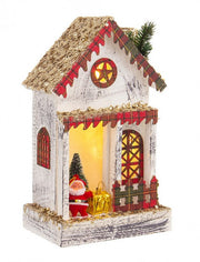 4x Wood House 72444 White C