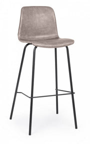 Kyra beige faux leather vintage bar stool 39 x 44 x 103.5 cm