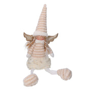 Angel in white gold fabric cm23x12h65